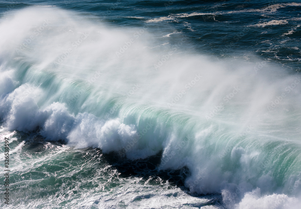 Fototapeta premium Power of Nature, Waves at sunrise, Australia