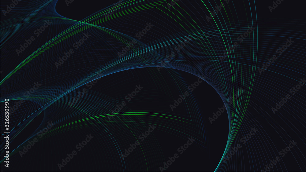 Dynamic geometric background with waves. Abstract vector illustration. Dynamic geometric background with waves. Abstract vector illustration.