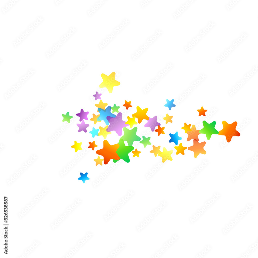 Rainbow Festive Confetti. Carnival Star Falling. Rainbow Festive Confetti. Carnival Star Falling.