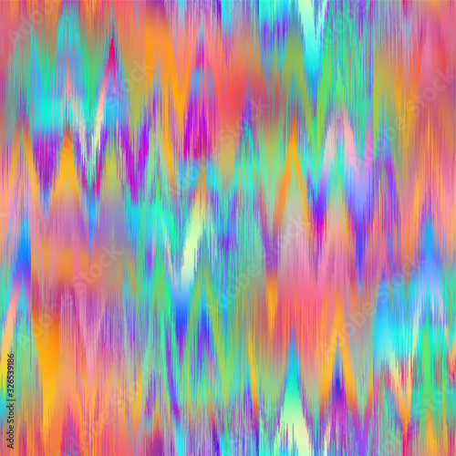 Foto Vivid hyper bright over saturated tropical ethereal rainbow design