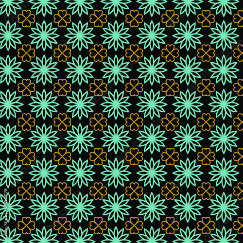 abstract flower pattern wallpaper vector