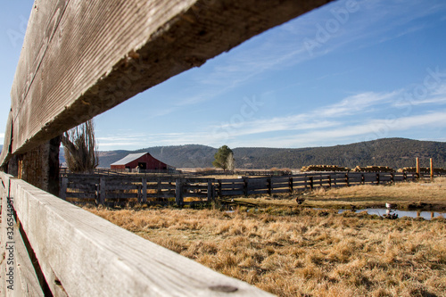 Ranch barn and corrals.
