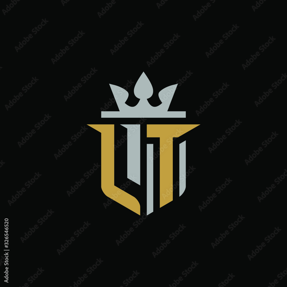 LT Monogram Logo Design