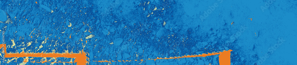 Fototapeta premium abstract blue, orange and light-green colors background for design