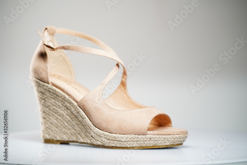 woman's high heel shoe