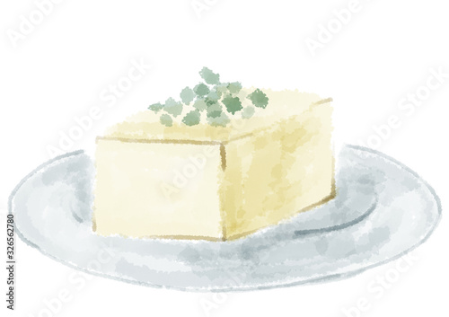 Obraz na płótnie 冷やっこ