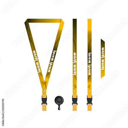 Unicorn Lanyard Template for All Company