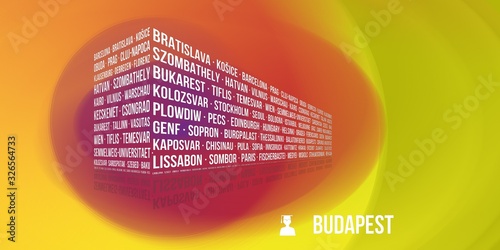 Canvas Print Budapest