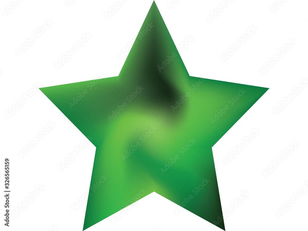 Obraz premium Mesh background in the form of pentagram.