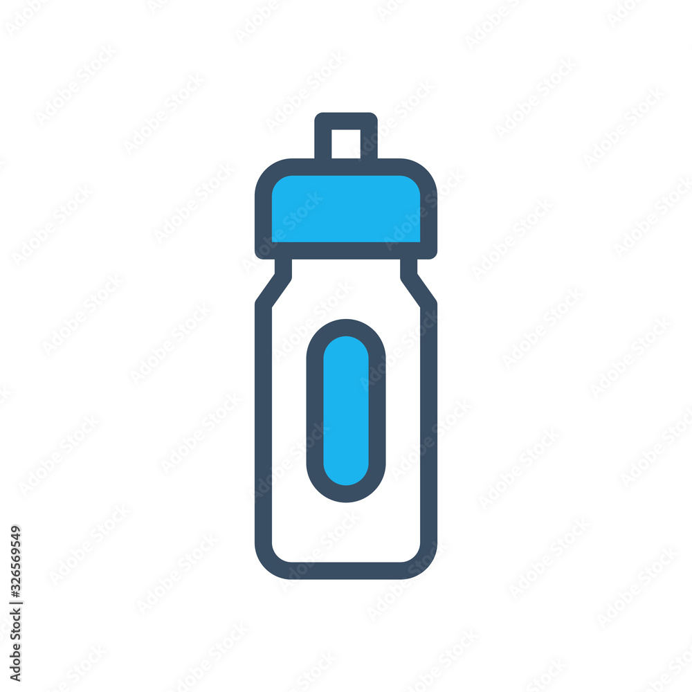 Sport bottle icon designed in filled outline style Sport bottle icon designed in filled outline style