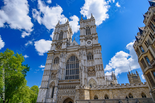 Westminster Abbey, the most famous church in London, England photo