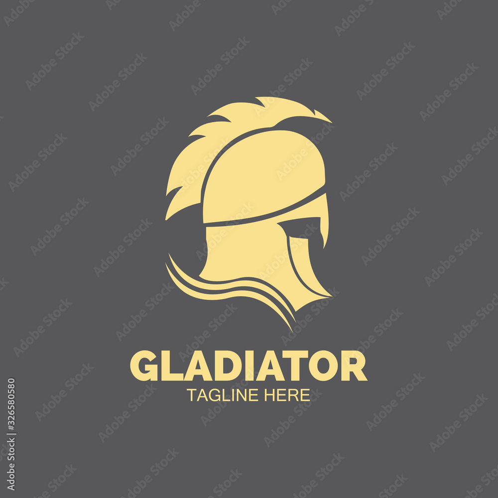 Gladiator mask , Spartan helmet logo template vector icon design Gladiator mask , Spartan helmet logo template vector icon design