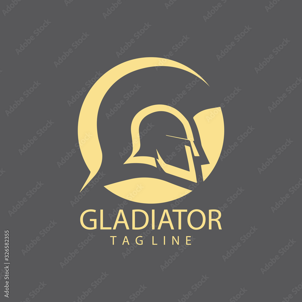 Gladiator mask , Spartan helmet logo template vector icon design Gladiator mask , Spartan helmet logo template vector icon design
