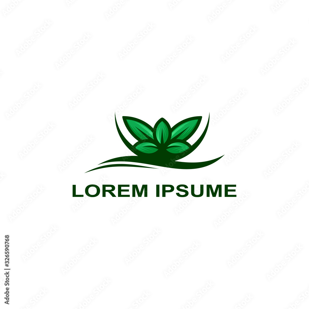 eco leaf beauty logo template, flower icon symbol vector illustration eco leaf beauty logo template, flower icon symbol vector illustration