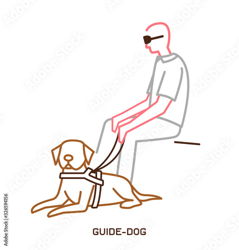 Guide dog icon