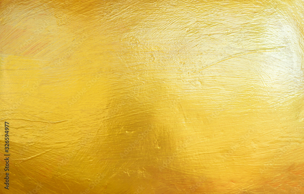 Naklejka premium Gold wall texture background.