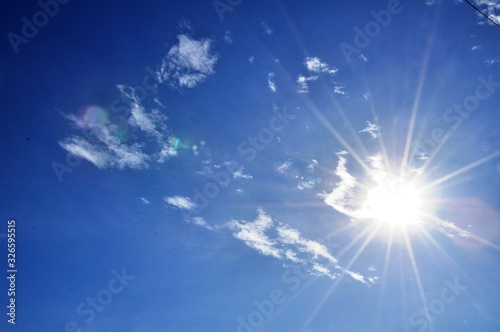 Beautiful sky and beautiful clouds. 