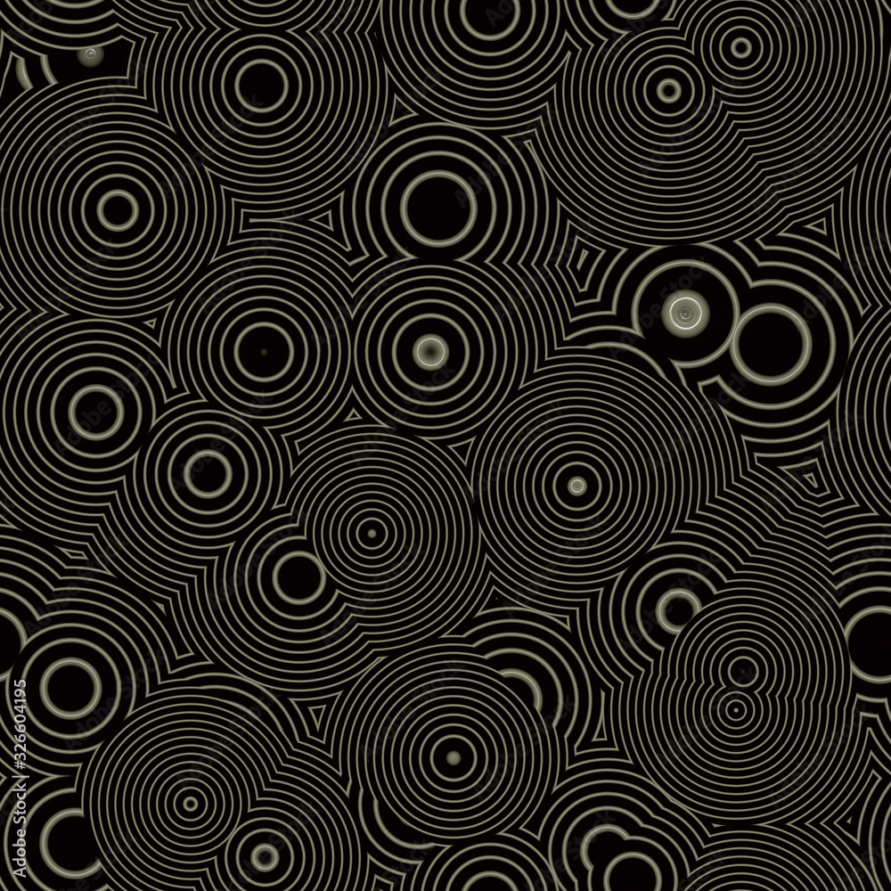Fototapeta premium Allover Pattern Tile Embossed Circles