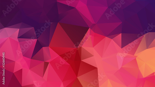 Abstract Color Polygon Background Design, Abstract Geometric Origami Style With Gradient