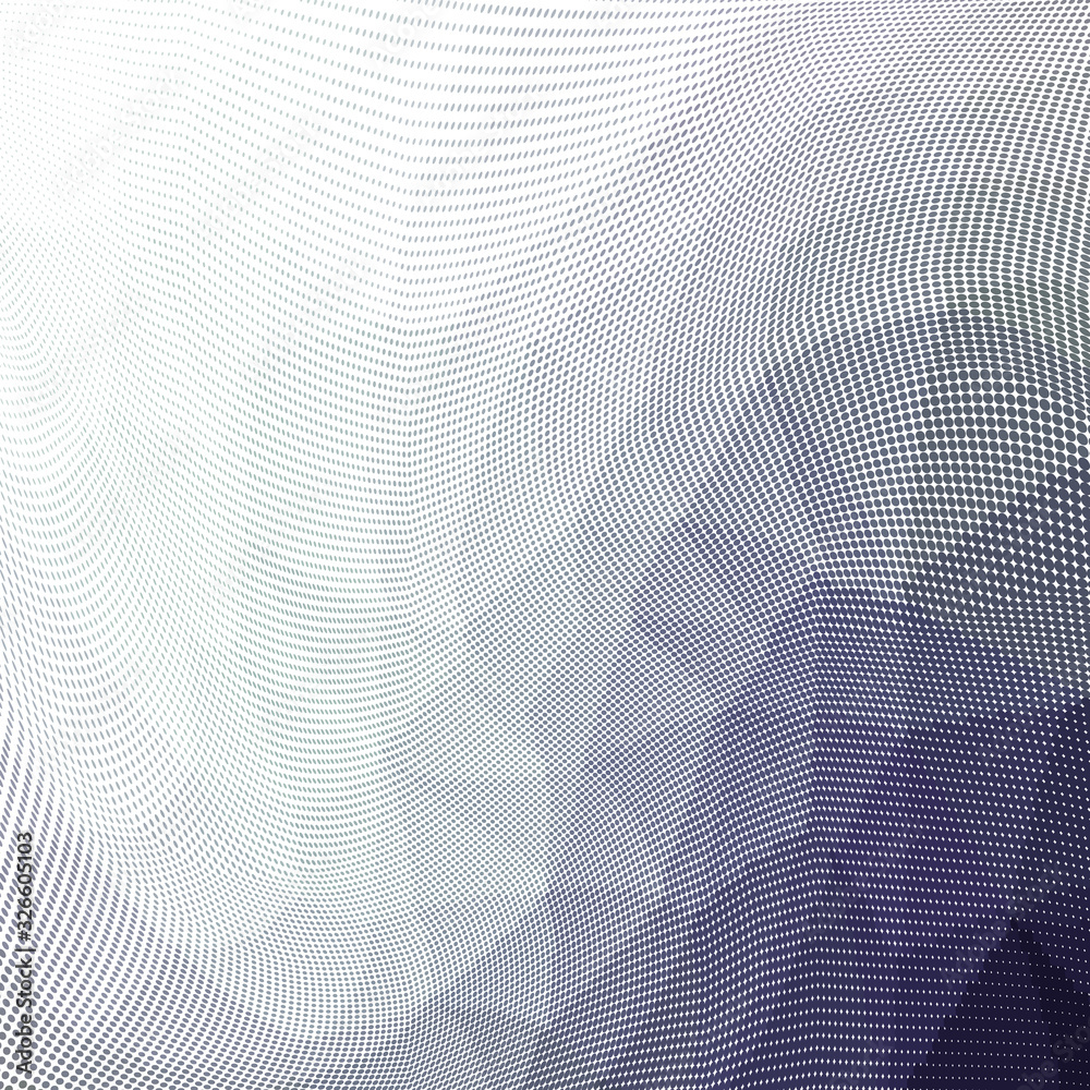 Grunge halftone dots pattern texture background. Low poly design