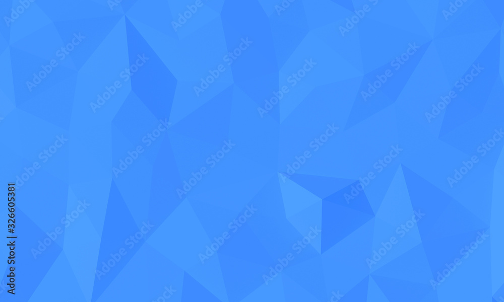 Fototapeta premium Light Blue geometric background, triangular abstract texture