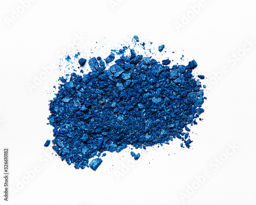 Fotografia, Obraz Blue eyeshadows crushed palette