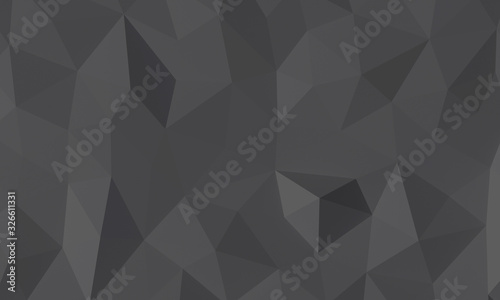 Grey geometric background, triangle abstract texture