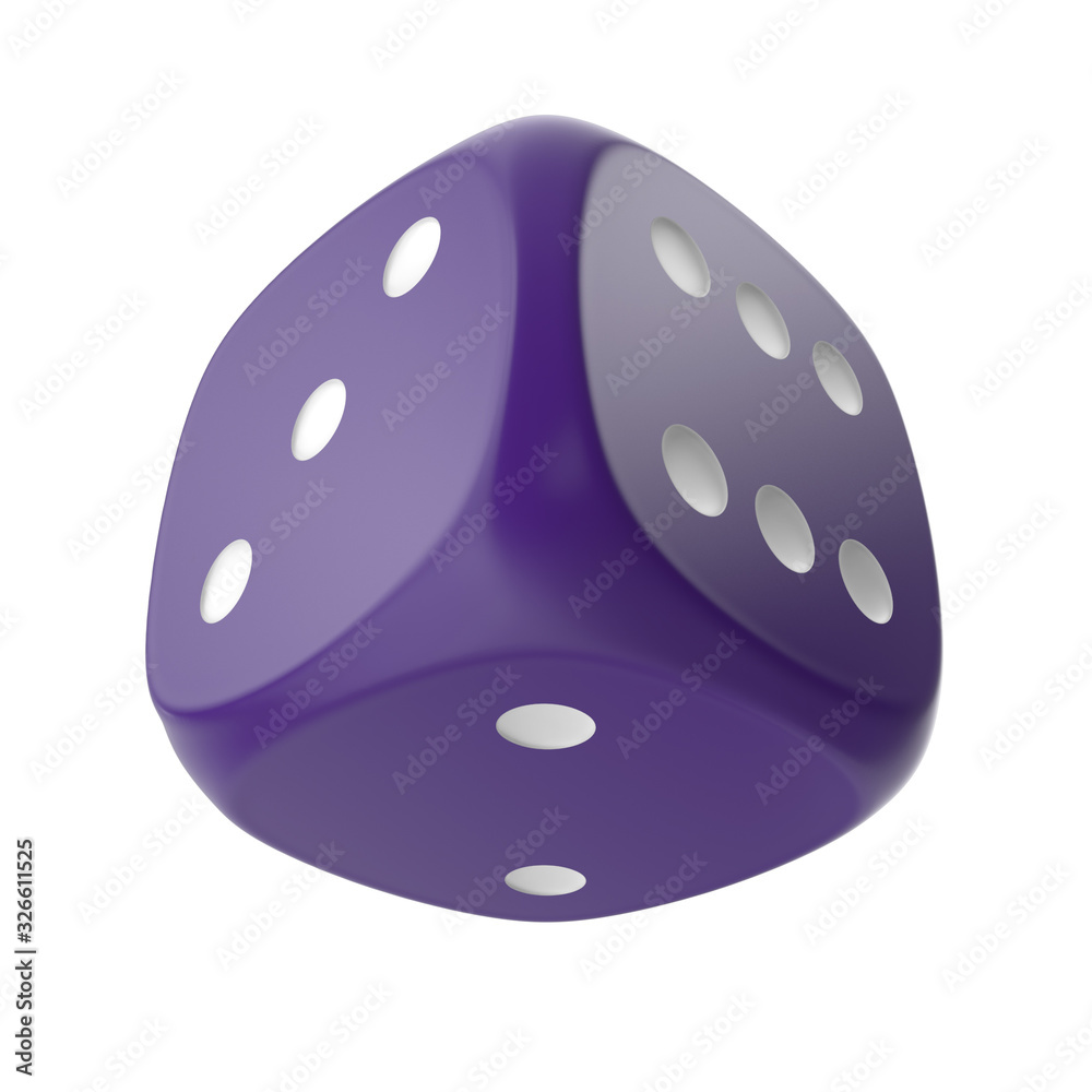 purple dice on white background purple dice on white background