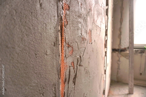 Tableau sur toile wall reinforcing mesh in plaster