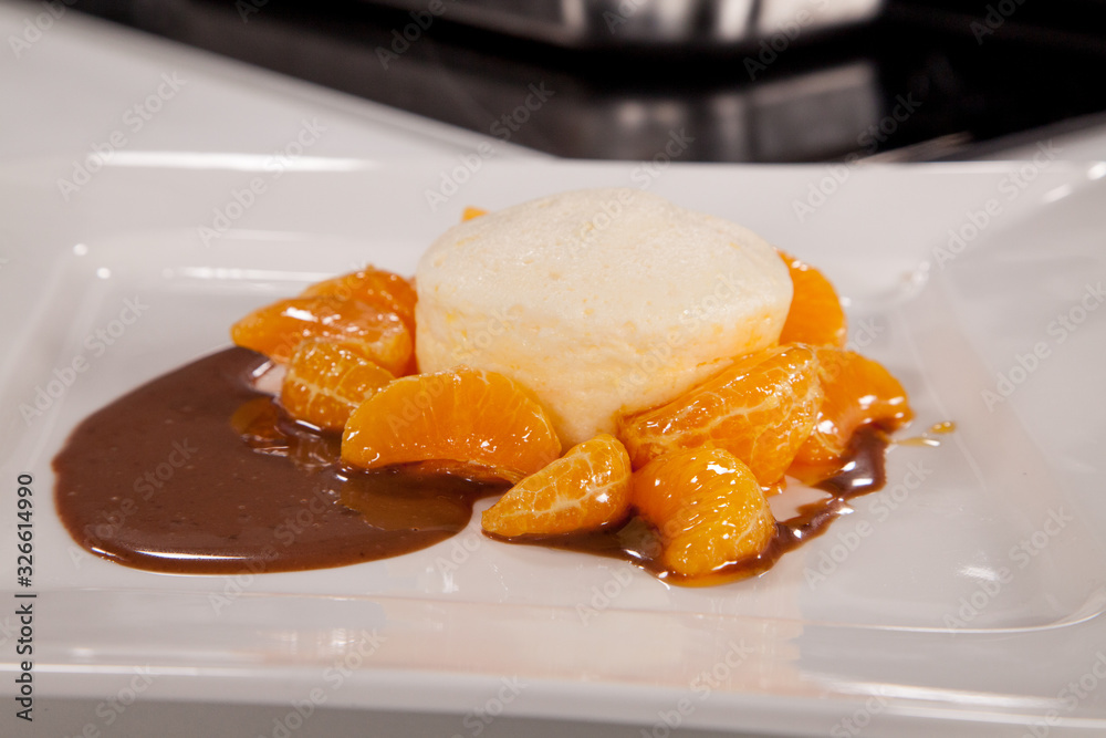 Quarksoufflé mit Schokolade Soufflé Quarksoufflé mit Schokolade Soufflé