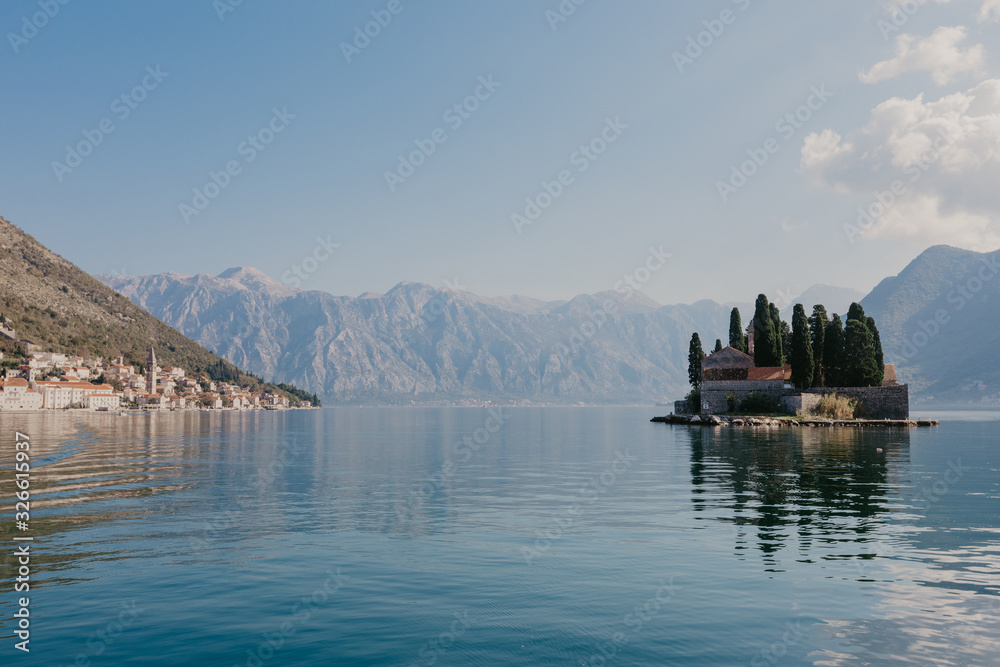 9 Nov 2018 Perast town in the Bay of Kotor, Montenegro.