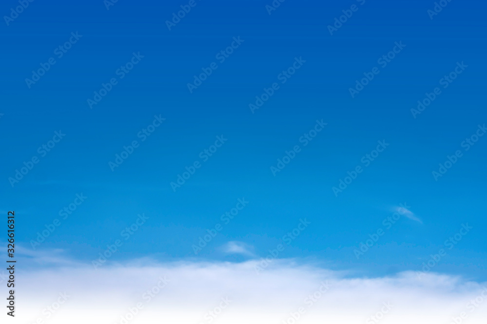 blue sky with clouds background