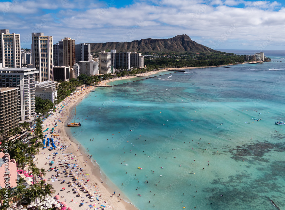 ハワイで人気な観光地、ワイキキビーチからダイヤモンドヘッドまで。