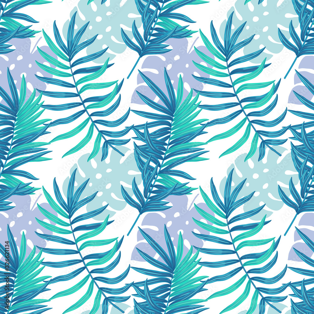 Tropical seamless pattern Tropical seamless pattern