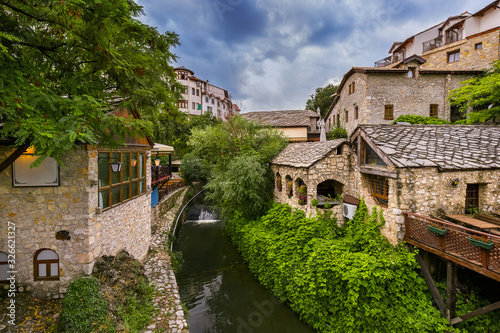 Cityscape of Mostar - Bosnia and Herzegovina photo