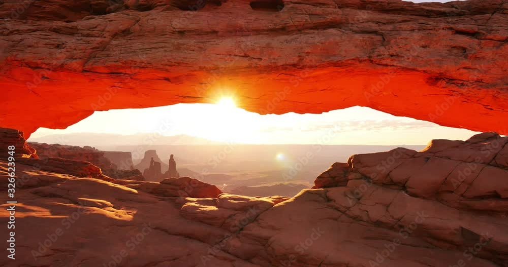 Mesa Arch Sunrise Canyonlands National Park Utah Southwest USA