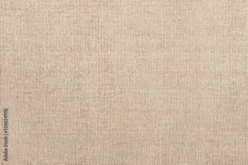Brown cotton fabric texture background, seamless pattern of natural textile. photo