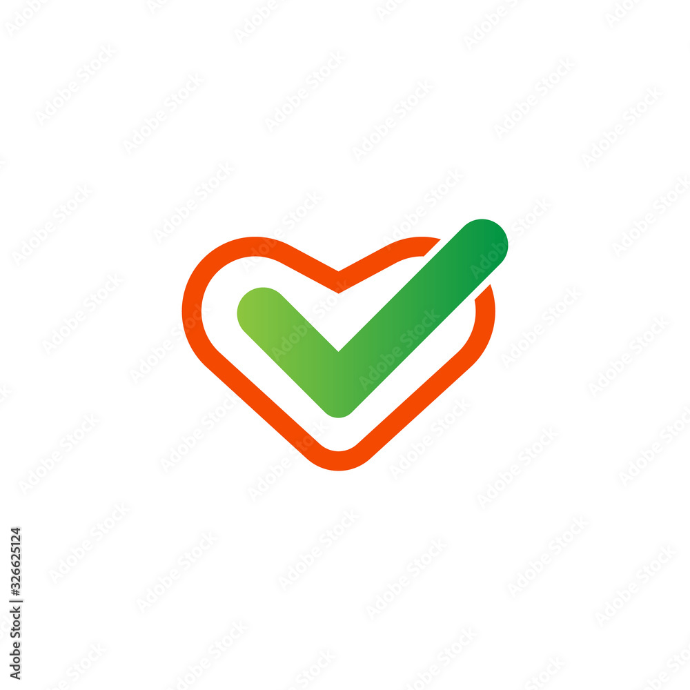 Green check mark icon design isolated on white background Green check mark icon design isolated on white background