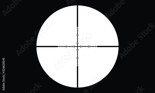 Camera image of the inside of a sniper that has been zoomed.