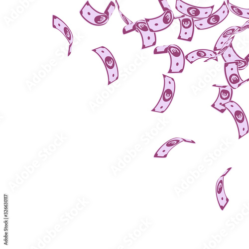 European Union Euro notes falling. Floating EUR bi