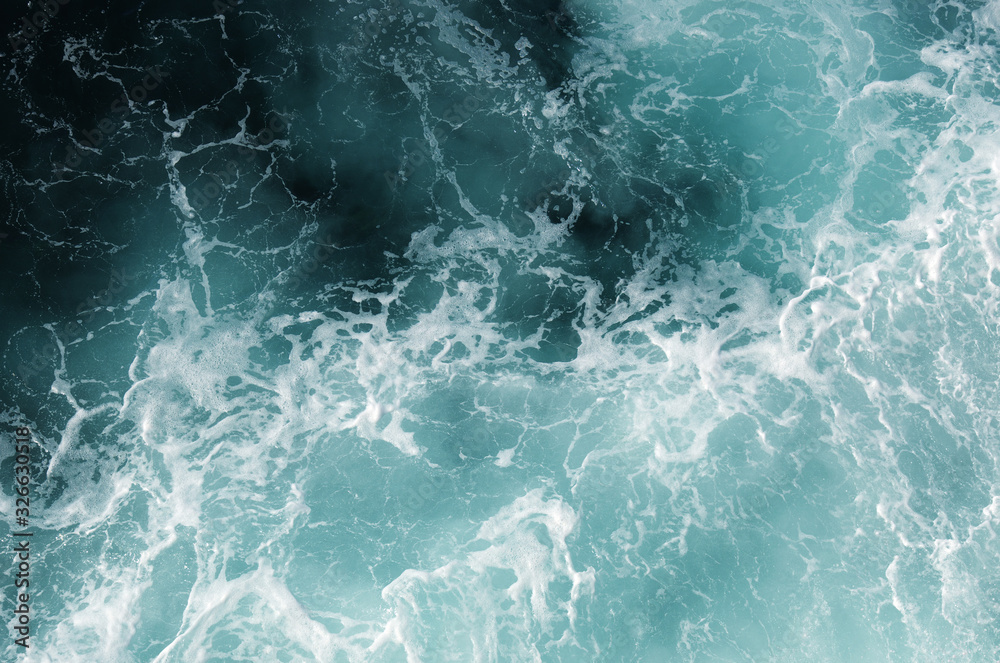 Fototapeta premium Background of aqua sea water
