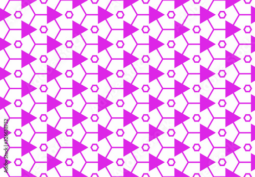 Seamless geometric pattern design illustration. Background texture. In violet, white colors.