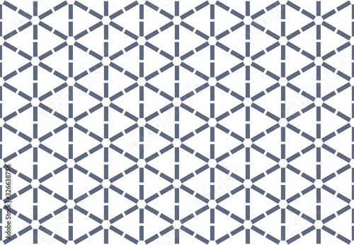 Seamless geometric pattern design illustration. Background texture. In blue, white colors.