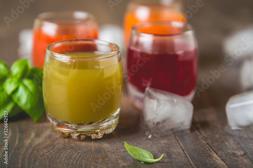 Vegetable and fruit juices and smoothies