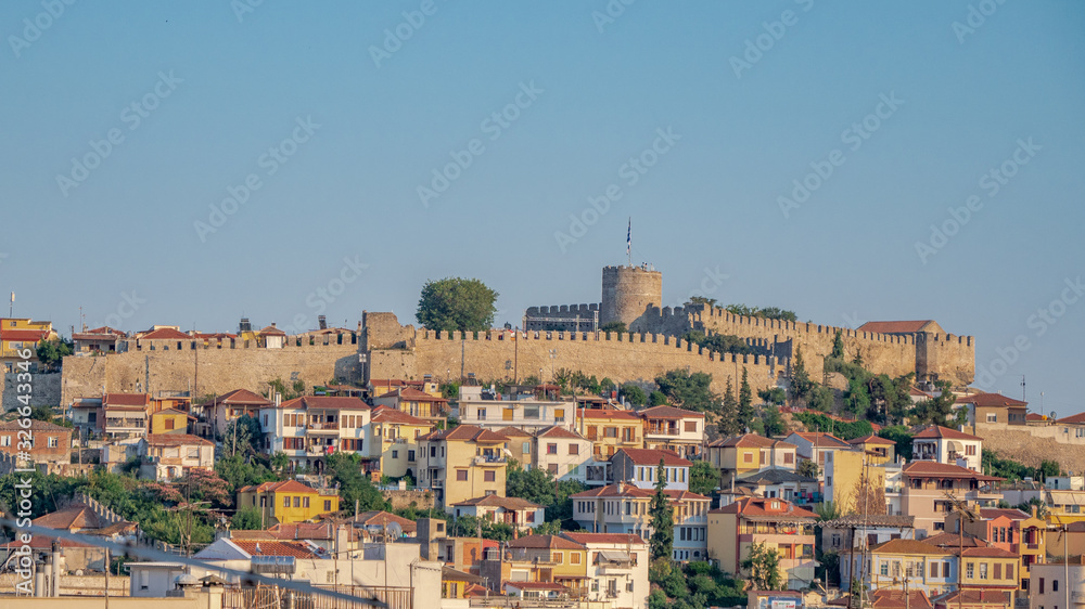 castle of Kavala city Greece
