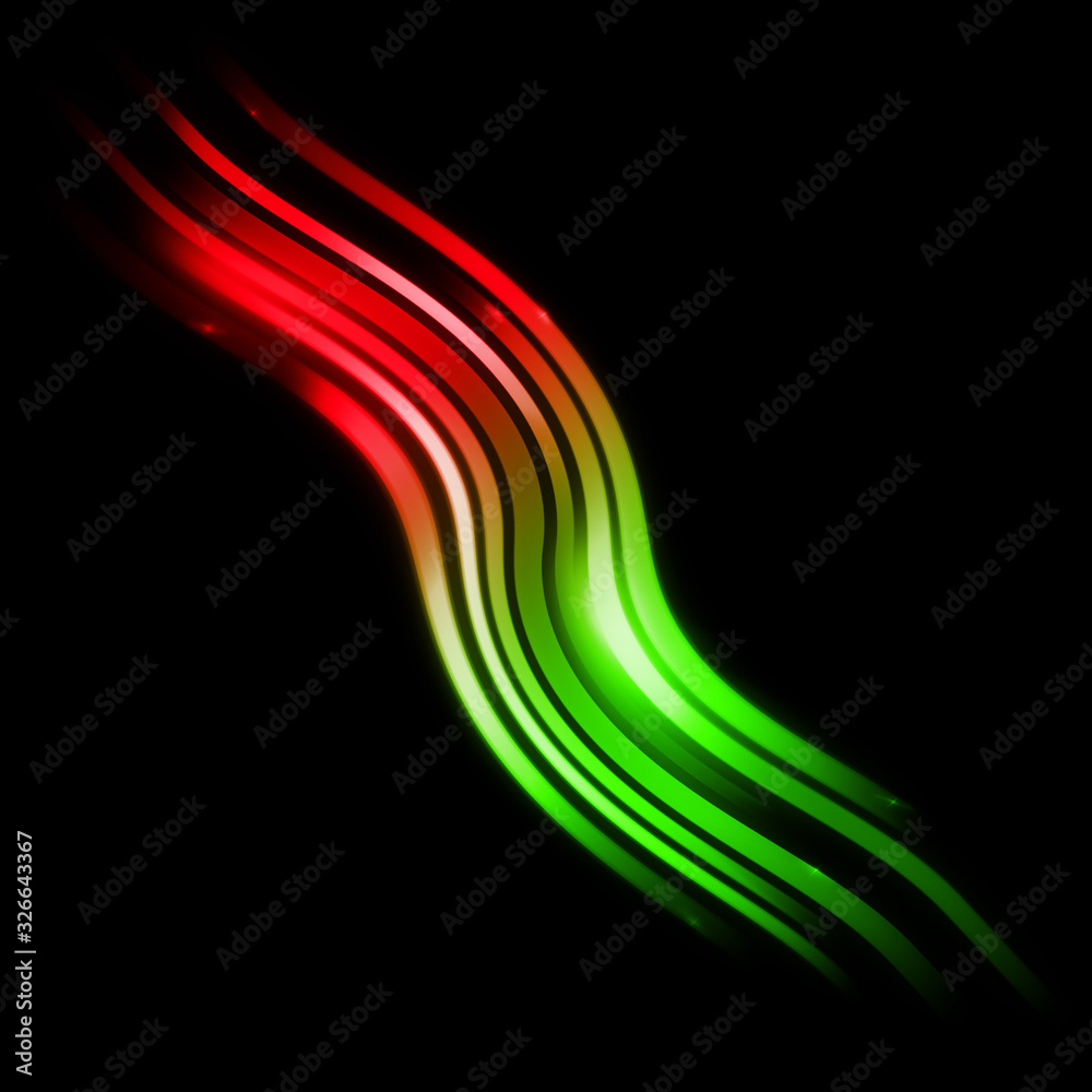 Glowing blurred light stripes in motion over on abstract background. Colorful rays. Led Light. Future tech. Shine dynamic scene. Neon flare. Magic moving fast lines. Glowing wallpaper. Glowing blurred light stripes in motion over on abstract background. Colorful rays. Led Light. Future tech. Shine dynamic scene. Neon flare. Magic moving fast lines. Glowing wallpaper.