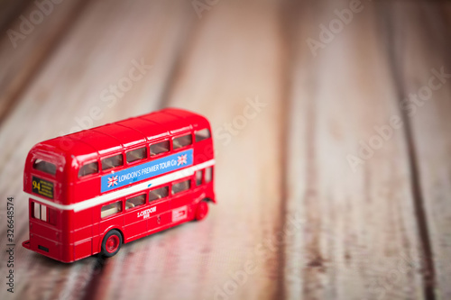 Kids toys double decker bus