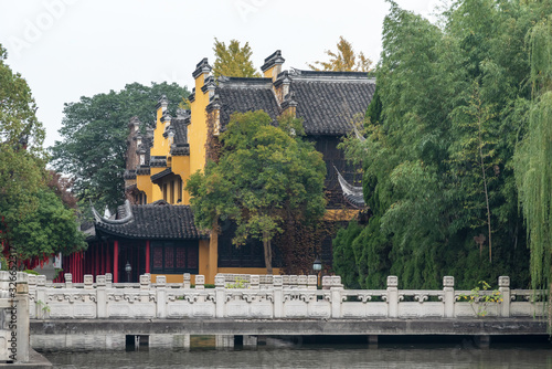 The scenery of Quanfu lecture temple, Zhouzhuang Ancient Town, Suzhou City, Jiangsu Province, China photo