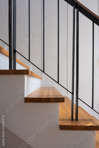 Wooden stairs architecture interior design contemporary modern house building