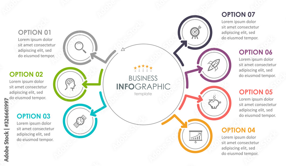 Vector infographic template Vector infographic template